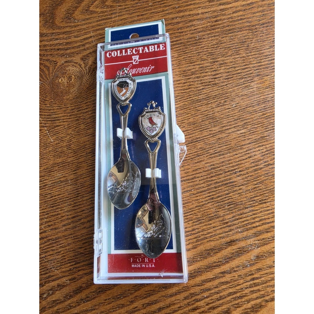 Lot Of 12 Souvenir Collector Spoons Travel States International Mixed Metals